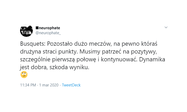 SŁOWA Busquetsa po przegranej z Realem :D